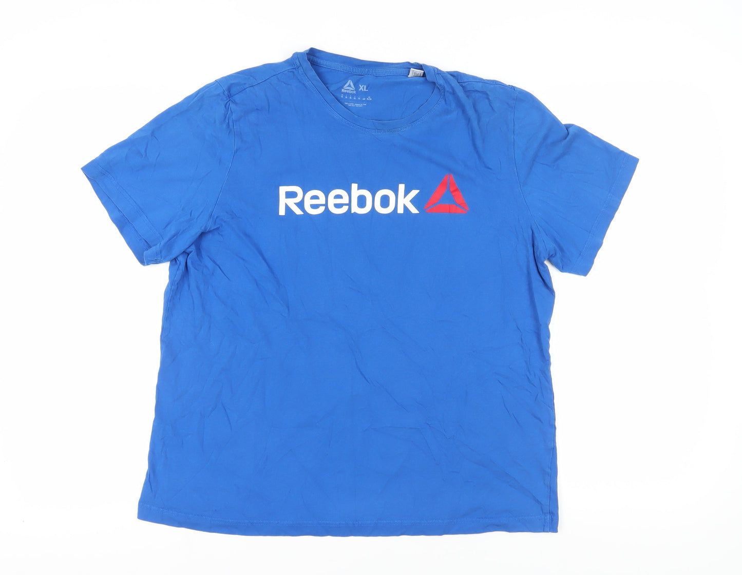 Unisex Adults UK Size XL Reebok Blue Basic T-Shirt