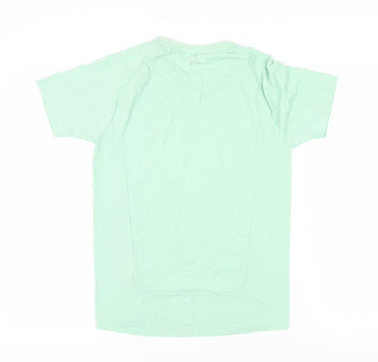 Puma Unisex Green Crew Neck T-Shirt, Size S