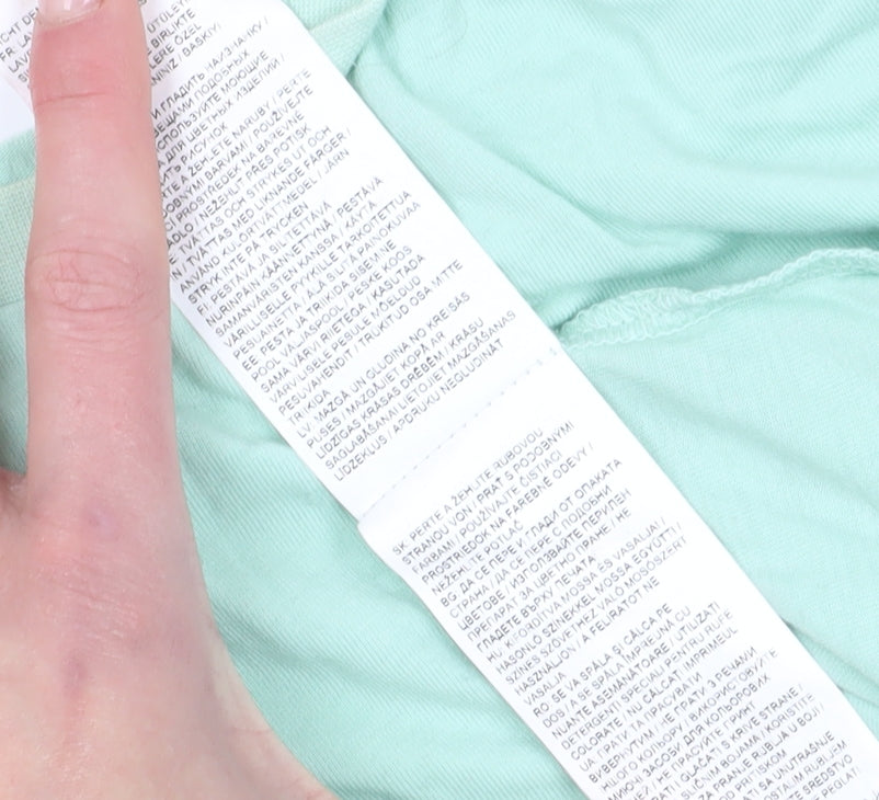 Puma Unisex Green Crew Neck T-Shirt, Size S