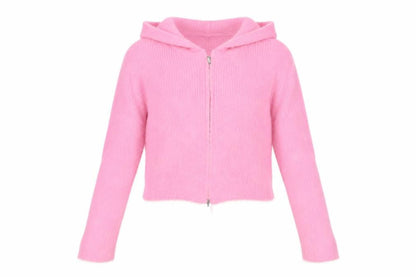 Womens UK Size 12 Urban Outfitters Pink Full Zip Jumper
