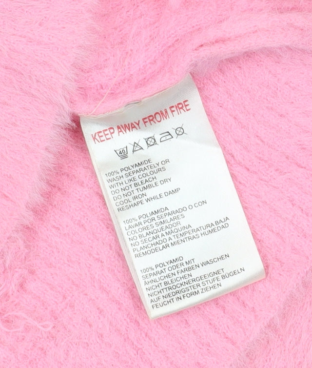 Womens UK Size 12 Urban Outfitters Pink Full Zip Jumper