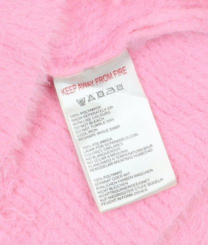 Womens UK Size 12 Urban Outfitters Pink Full Zip Jumper