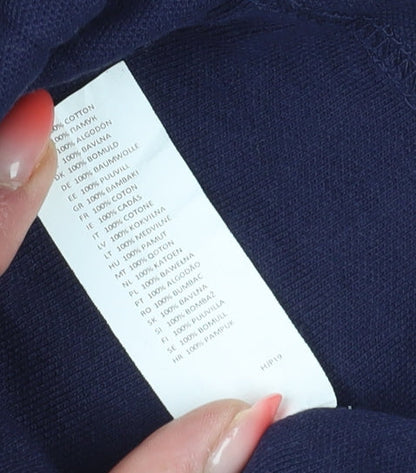 Suisse Men's Blue Short Sleeve Polo XXL