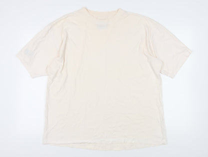 Mens UK Size XL Cotton Traders Beige  T-Shirt