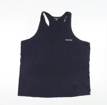 Diadora Men's Blue Sleeveless Tank Top XL