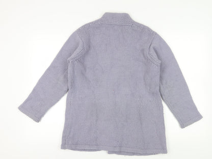 Womens UK Size L Ness Grey Cardigan Jumper