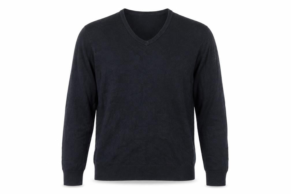Mens UK Size L Marks and Spencer Black Pullover Jumper