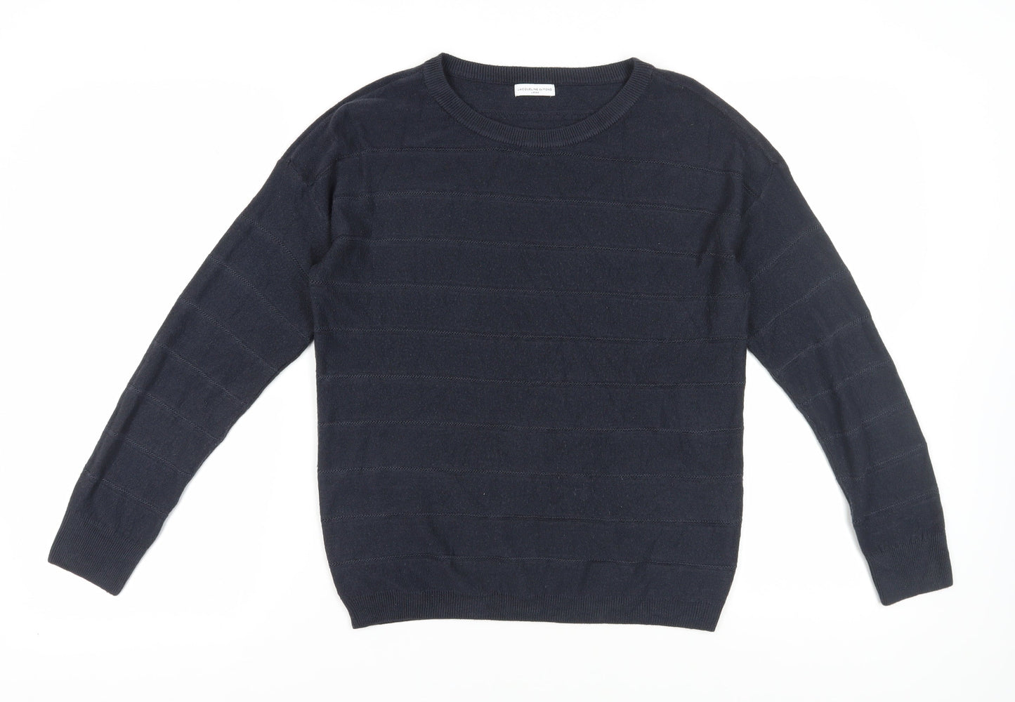 Womens UK Size L Jacqueline de Yong Blue Pullover Jumper
