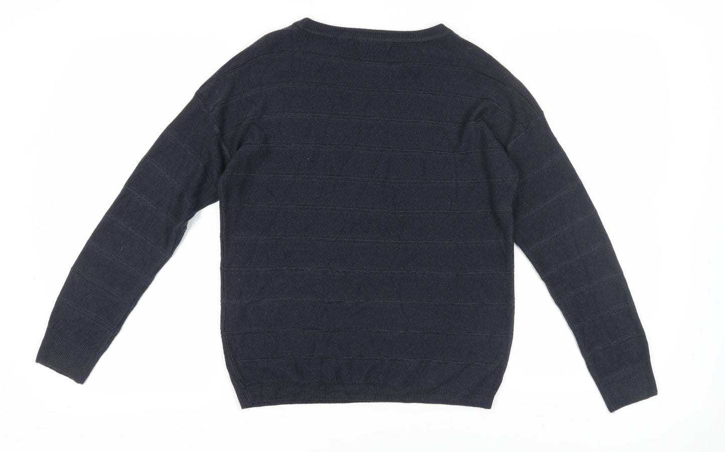 Womens UK Size L Jacqueline de Yong Blue Pullover Jumper