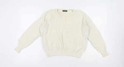 Womens UK Size XS American Apparel Ivory Pullover Jumper