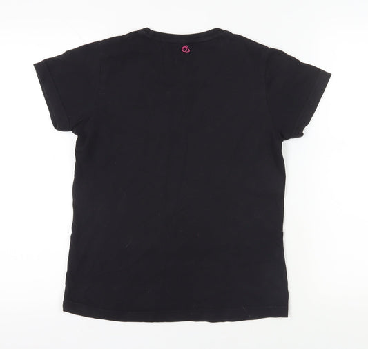 Craghoppers Women's Black Crew Neck T-Shirt Size 10