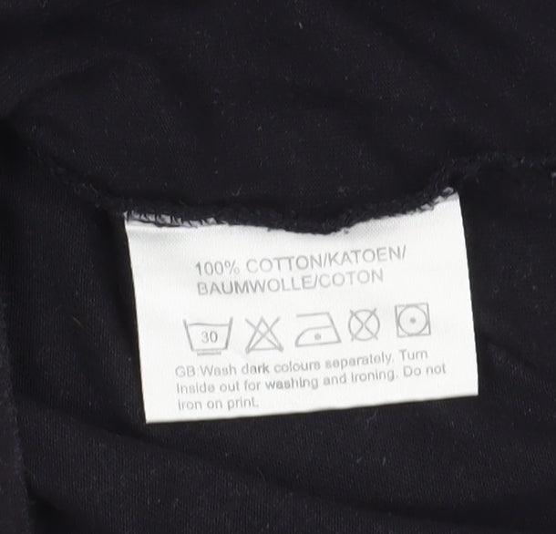 Craghoppers Women's Black Crew Neck T-Shirt Size 10