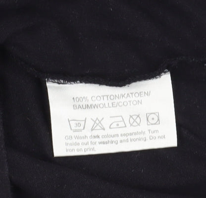 Craghoppers Women's Black Crew Neck T-Shirt Size 10