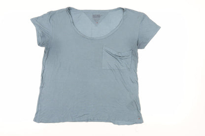 Womens UK Size M Hilfiger Denim Blue Basic T-Shirt
