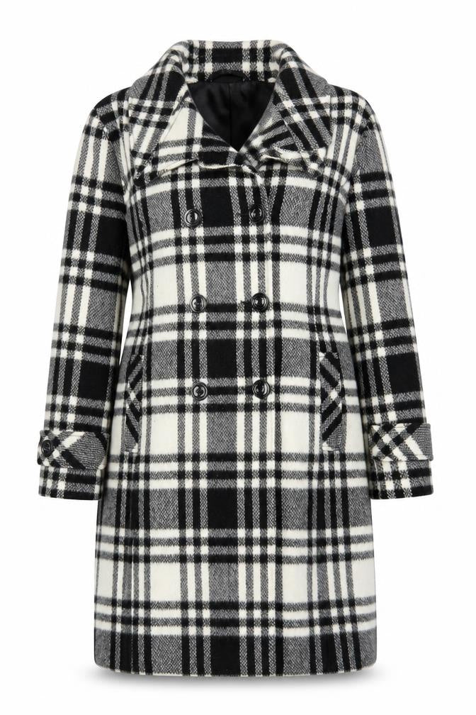 Womens UK Size 10 Precis Black Pea Coat