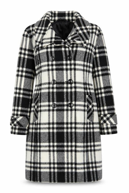 Womens UK Size 10 Precis Black Pea Coat