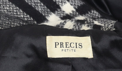 Womens UK Size 10 Precis Black Pea Coat