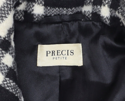 Womens UK Size 10 Precis Black Pea Coat