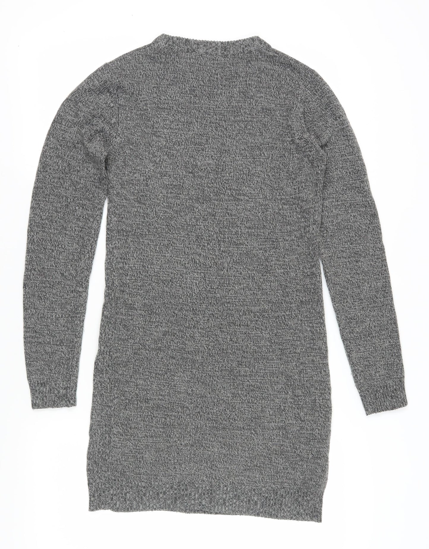 Brave Soul Women's Grey Jumper Dress S Casual