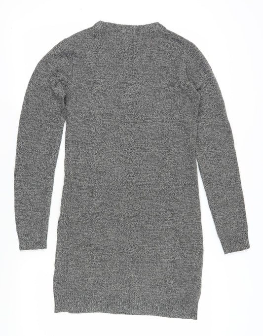 Brave Soul Women's Grey Jumper Dress S Casual