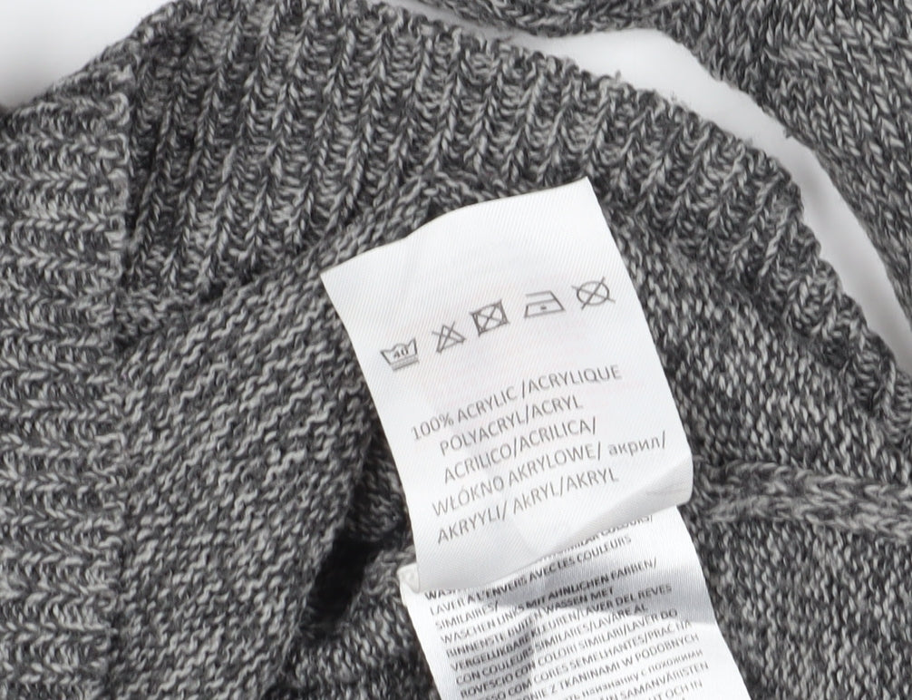 Brave Soul Women's Grey Jumper Dress S Casual