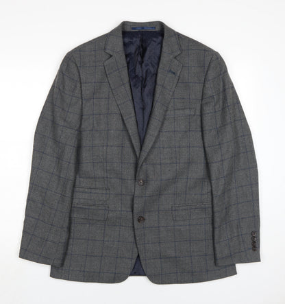 Mens UK Size 40 Moss 1851 Regular Grey Suit Jacket