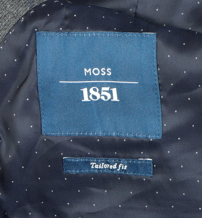 Mens UK Size 40 Moss 1851 Regular Grey Suit Jacket