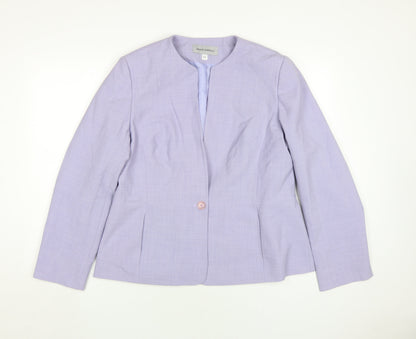 Amanda Marshall Women's Purple Blazer Size 16