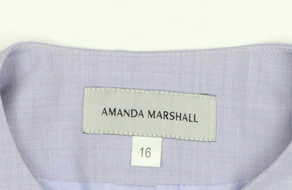 Amanda Marshall Women's Purple Blazer Size 16
