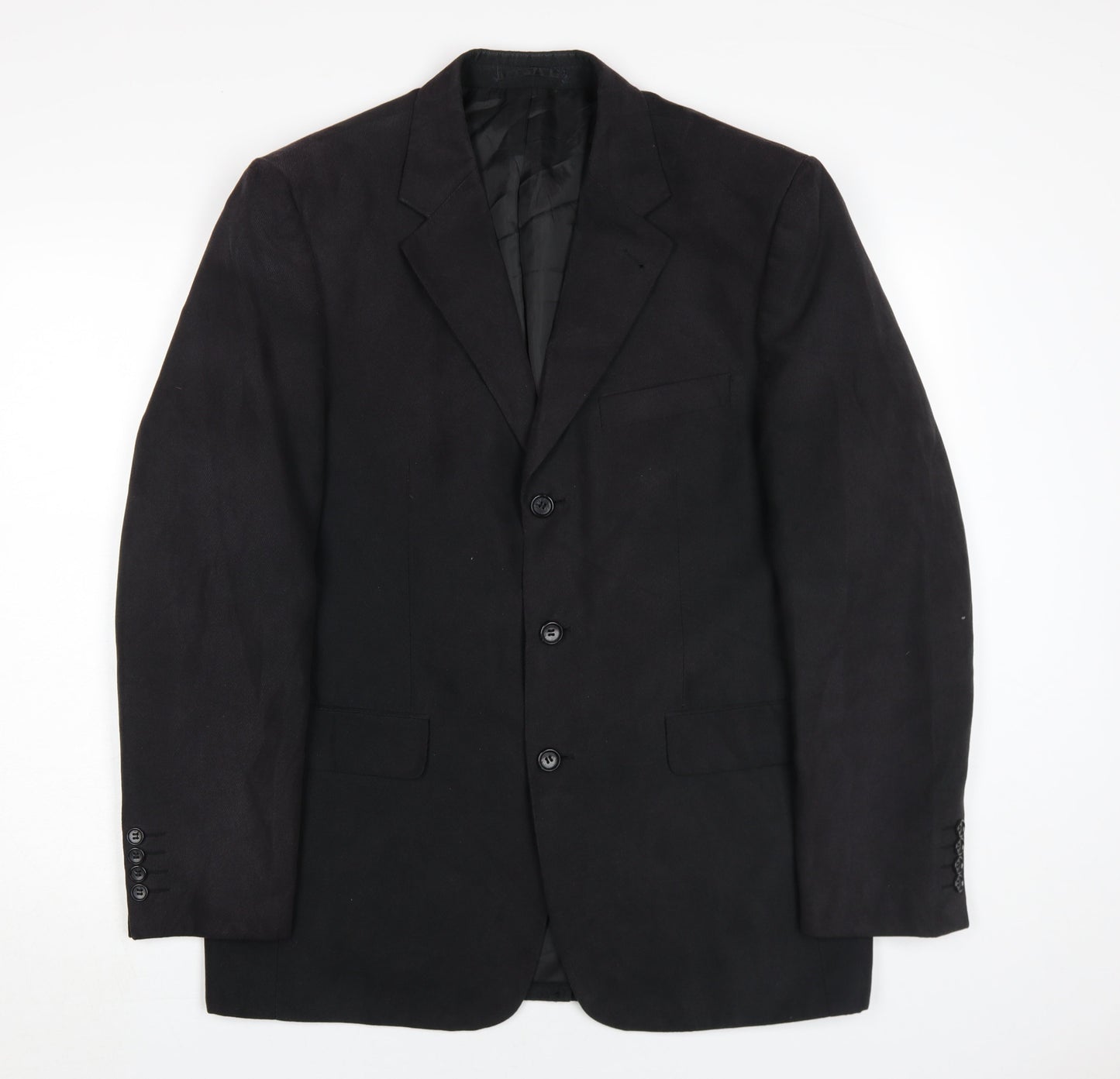 Mens UK Size 38 Jack Reid Regular Black Suit Jacket
