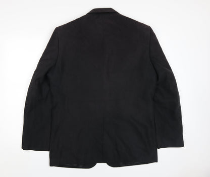 Mens UK Size 38 Jack Reid Regular Black Suit Jacket