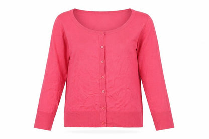 Womens UK Size L Linea Pink Cardigan Jumper
