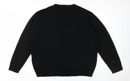 Joe Browns Men's Black 2XL Christmas Jumper