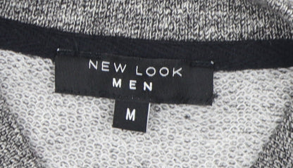 Mens UK Size M New Look Grey Bomber Jacket