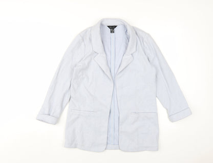 Womens UK Size 8 New Look Blue Basic Jacket
