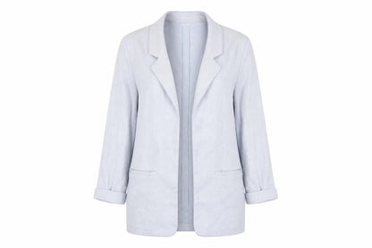 Womens UK Size 8 New Look Blue Basic Jacket