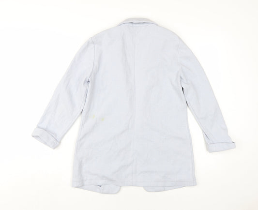 Womens UK Size 8 New Look Blue Basic Jacket