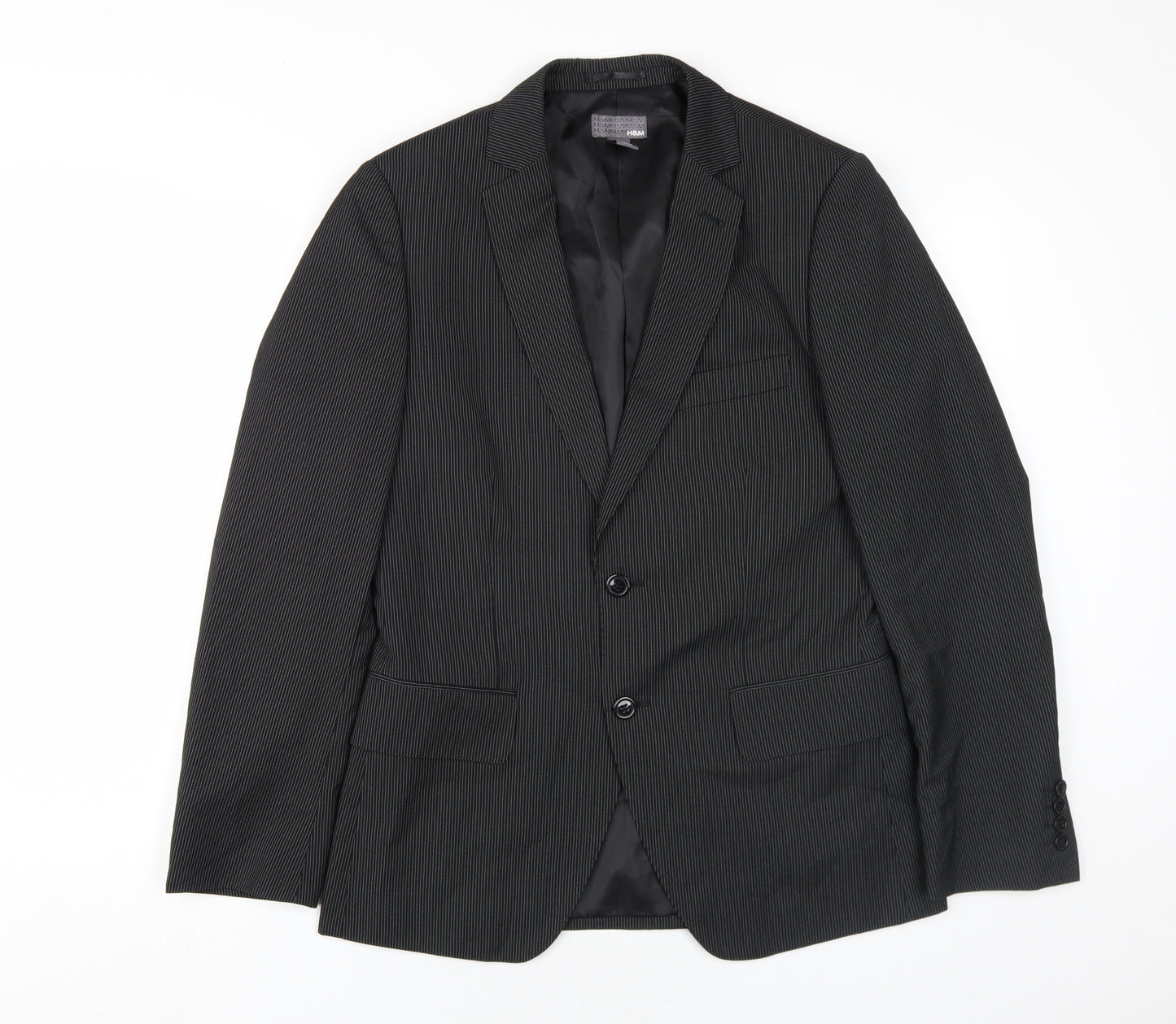 Mens UK Size 36 H&M Regular Black Suit Jacket