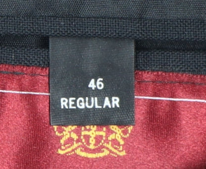 Mens UK Size 46 Dunn & Co Regular Black Suit Jacket