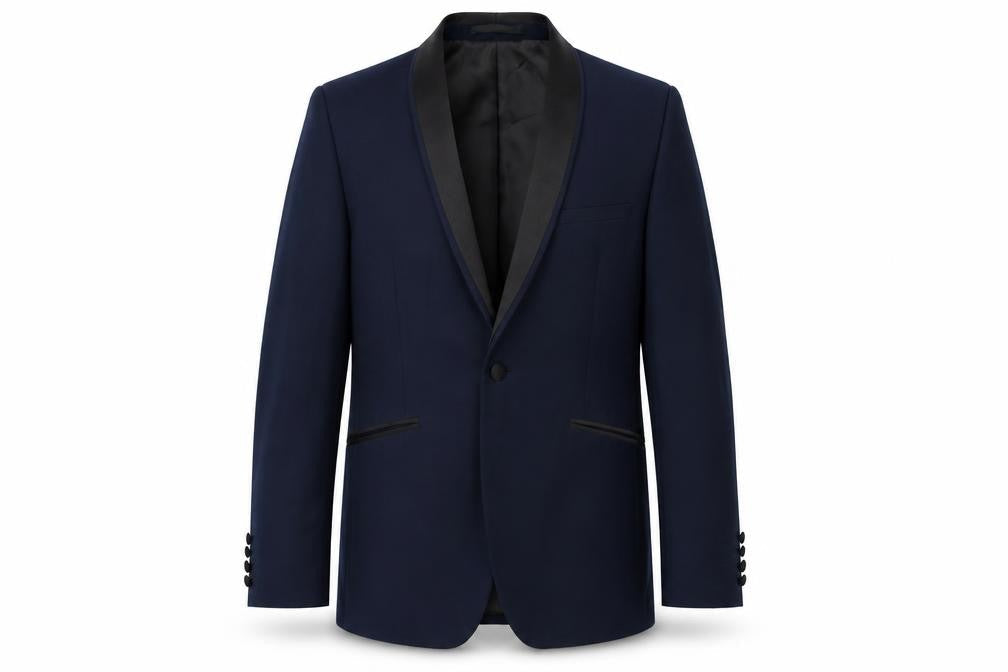 Mens UK Size 38 Burton Regular Blue Suit Tuxedo