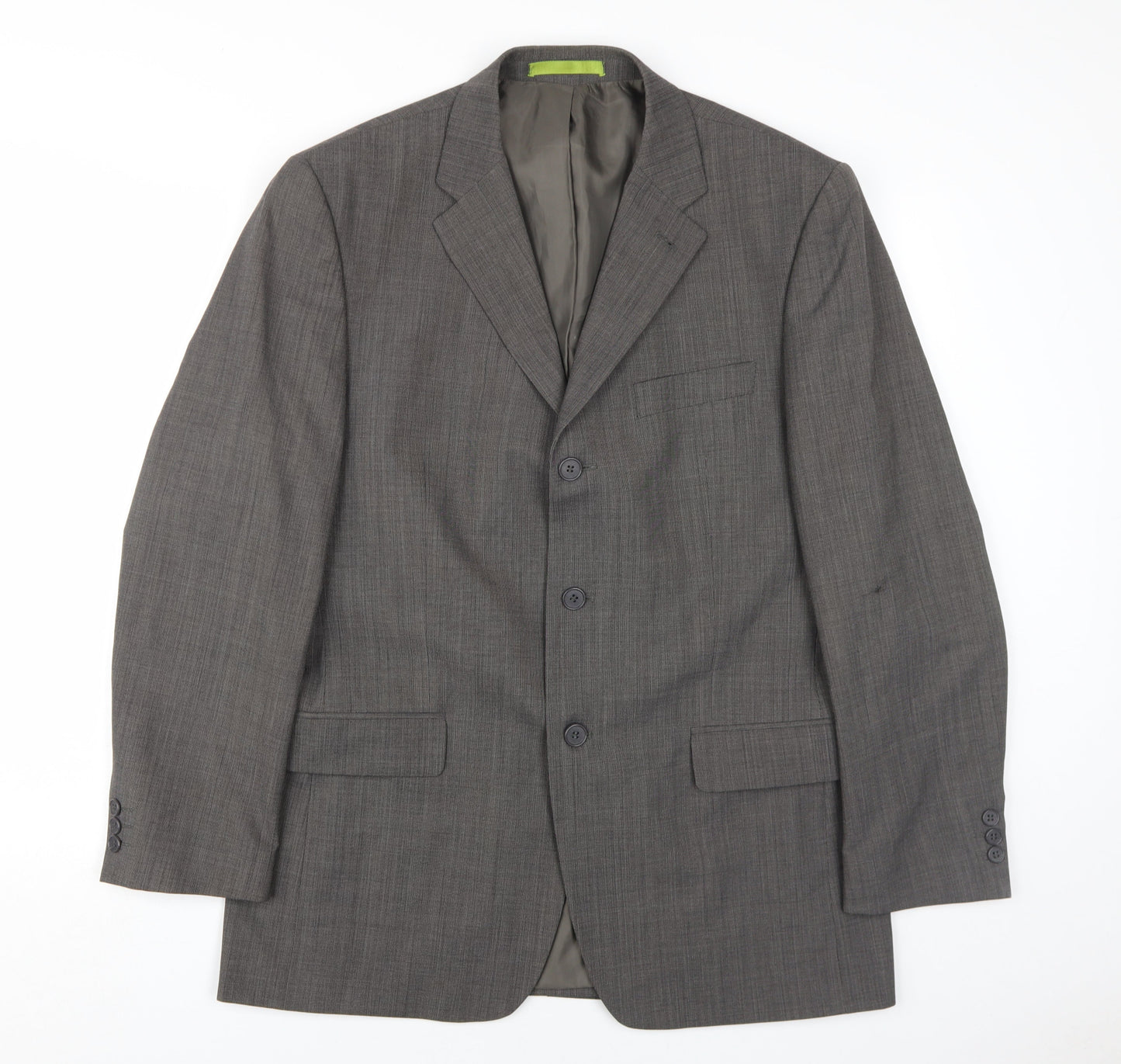 Mens UK Size 40 Burton Regular Grey Suit Jacket