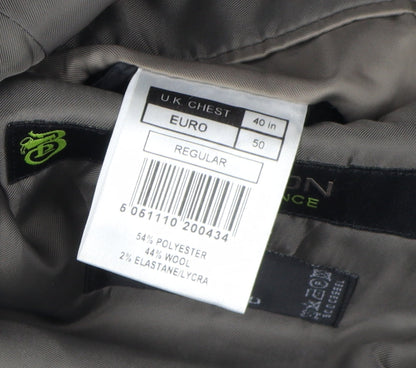 Mens UK Size 40 Burton Regular Grey Suit Jacket