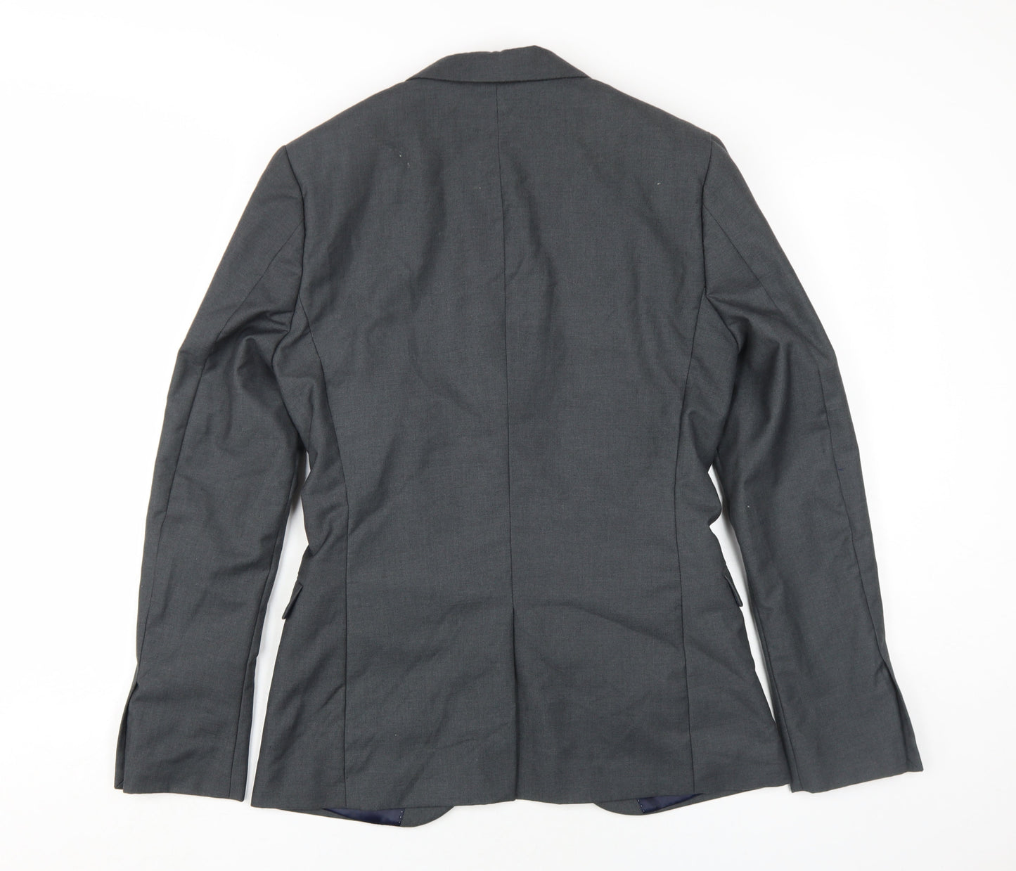 Mens UK Size 34 Topman Regular Grey Suit Jacket