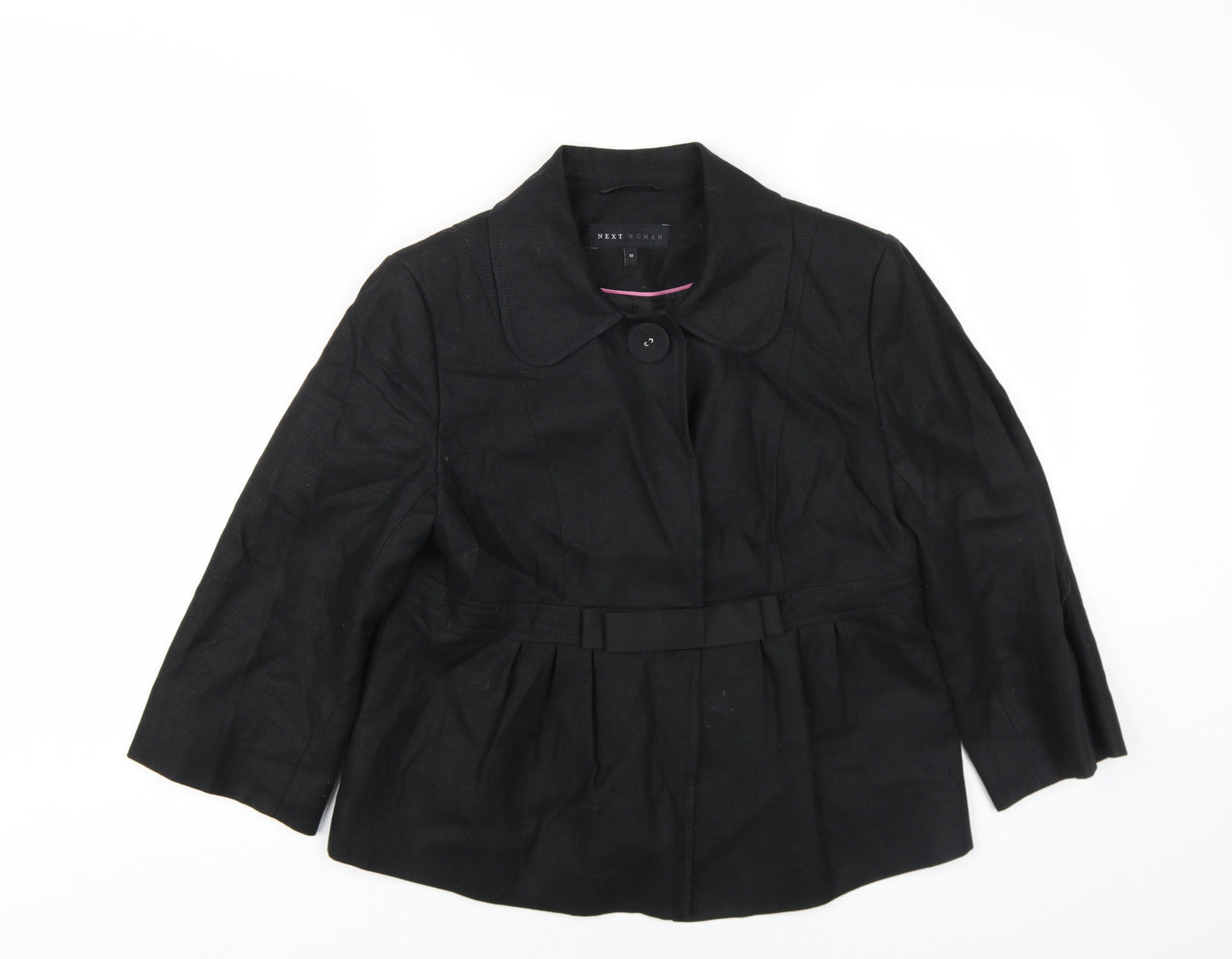 Womens UK Size 10 NEXT Black Basic Jacket