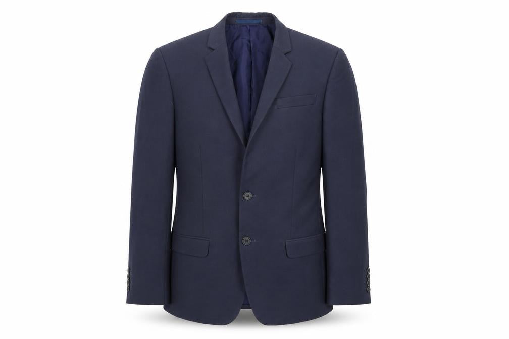 Mens UK Size 38 River Island Regular Blue Suit Jacket