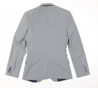 ASOS Men's Grey Blazer Regular Fit Size 36R