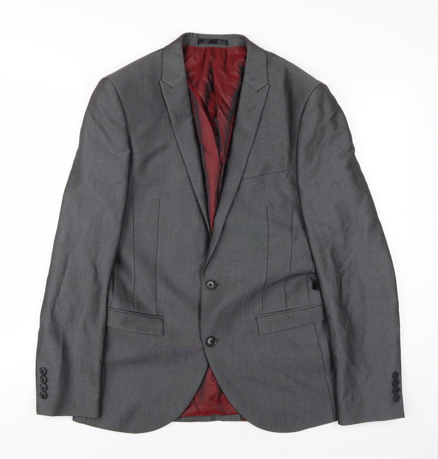 Mens UK Size 38 NEXT Regular Grey Suit Jacket