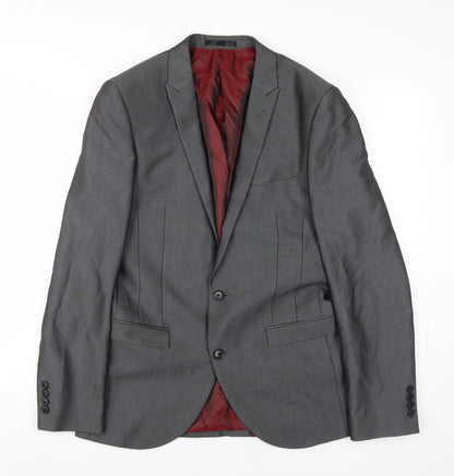 Mens UK Size 38 NEXT Regular Grey Suit Jacket