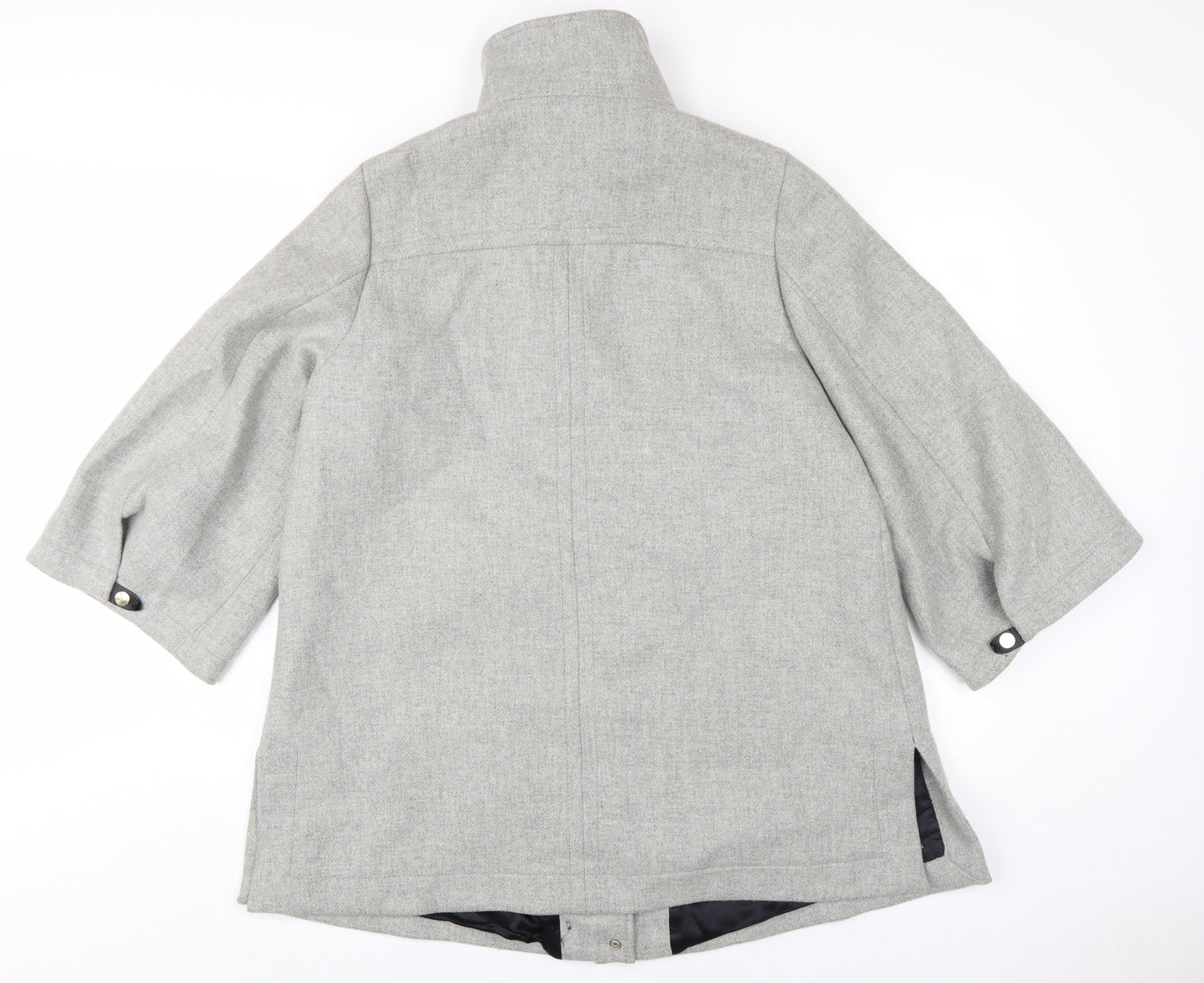 Womens UK Size 14 Zara Grey Overcoat