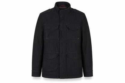 Mens UK Size M NEXT Black Military Jacket